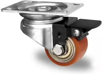 Contorion SWU5 Lenkrolle mit Totalfeststeller &oslash;50mm Doppelkugellager (SWU5)