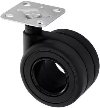 Sotech M&ouml;belrolle K&Ouml;LN schwarz, &Oslash; 65mm, 60kg (129921)