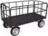 VARIOfit Handpritschenwagen mit 4 Rohrgitterwänden, 1000kg, RAL 7016 (zu-45131/AG)