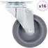 vidaXL Schwerlastrolle 75mm (16 Stk.)