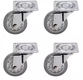 Sotech M&ouml;belrolle transparent &Oslash;50mm, bis 40kg, ohne Bremse