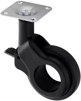 Sotech M&ouml;belrolle BONN &Oslash;60mm mit Bremse, schwarz (BONN)