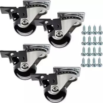 Sotech SWIFT M&ouml;belrollen &Oslash;35mm mit Bremse, 140kg, 4er-Set