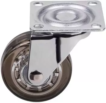Sotech M&ouml;belrolle &Oslash;50mm, transparent-braun, 40kg, ohne Bremse