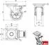 Sotech RAPID Design-Möbelrolle Lenkrolle Ø 50mm mit Bremse