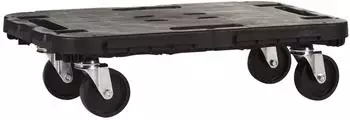 Art Plast Dolly Rollplattform 48x29x12,5cm, schwarz (ZA2655)