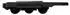 vidaXL Transportroller mit 8 Rollen, schwarz, Polypropylen, 150kg, 12 Stk. (3157515)