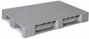 BRB Schwerlastpalette 3 Kufen 1200x800x155mm grau (21072)