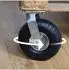 Relaxdays Lenkrolle luftbereift 3.00-4, bis 120kg, Anschraubplatte (10050037)
