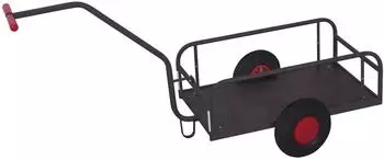 VARIOfit Handwagen ohne Bordwand, Luftbereifung, anthrazit RAL 7016 (zu-1290/AG)