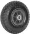 Baumarktplus Sackkarrenrad Vollgummi 260x85mm 3.00-4, Ø 20mm, Nabe 60mm versetzt, grau (24353)