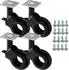 Sotech Möbelrollen Bonn Ø60mm schwarz mit Bremse, 4er-Set (BONN)