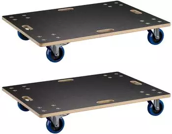 Wiltec Transportroller 600x400mm 800kg, 2er-Set (65978)