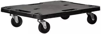 vidaXL Transportroller 58x38x12cm PP, schwarz