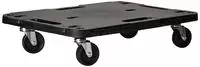 vidaXL Transportroller 3 Stk. Schwarz 58x38x12 cm Polypropylen