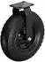 Relaxdays Bockrolle Luftreifen 3.50-4, 120kg Traglast, Gummi