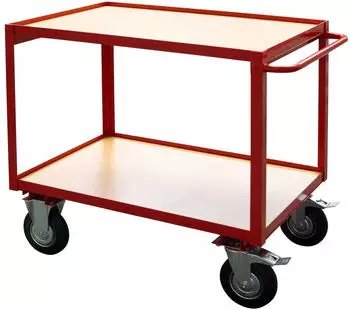 Schefer Tischwagen TW mit Schiebegriff, 2 Etagen, 300kg Tragkraft (1305525TW300)
