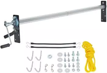 VEVOR Planenroller-Set mit Handkurbel, 162,6–264,2cm, Aluminiumlegierung