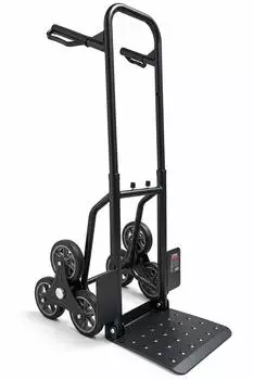 Detec DT-150SKT Treppensackkarre klappbar 150kg, 6 R&auml;der, Aluminium, schwarz (WK8000010004)