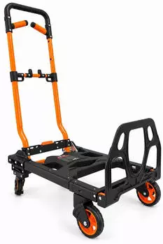 Detec Sackkarre 2in1 klappbar 150kg, orange