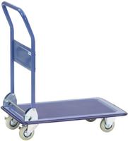 Fechtel Plattformwagen Ladefl&auml;chen L740xB480mm STA brillantblau Trgf.150kg FETRA