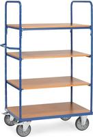 Fetra 8303 Etagenwagen Stahl pulverbeschichtet Traglast (max.): 500kg Brillantblau