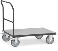 Plattformwagen Ladefl&auml;chen L1200xB800mm Stahlrohr/Profilstahl grau Trgf.600 kg