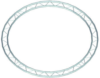 Stiers ALUTRUSS BILOCK Element f.Kreis 2m innen horiz.90°