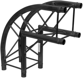 Stiers ALUTRUSS DECOLOCK DQ4-SPAC21R 2-Weg Ecke 90° sw