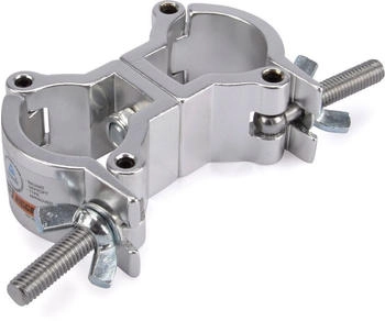 Riggatec Riggatec Doppelschelle - Swivel Coupler leicht silber bis 50 kg (32-35 mm)