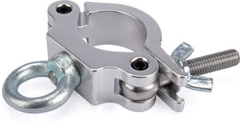 Riggatec Riggatec Halbschelle-Halfcoupler schmal silber mit Öse 170 kg (48-51mm)