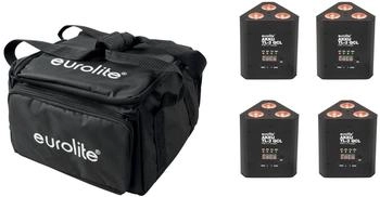 Eurolite Set 4x AKKU TL-3 QCL RGB+UV Trusslight + SB-4 Soft Bag (20000852)