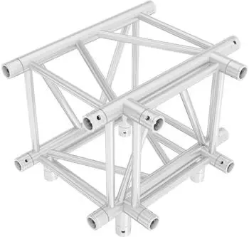 Milos Pro-40 Square G Traverse T-Kreuz + Unten 4-Wege 90° (QLLU40)