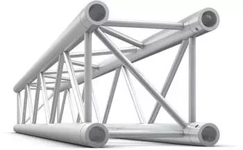 Milos Pro-30 Quadrattraverse G, gerade, 2500mm, Heavy Duty, silber (QTVU2500)