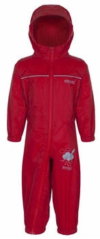 Regatta Wasserdichter Ganzanzug Jungen rot Pepper