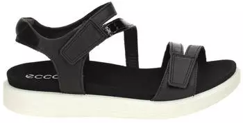 Ecco Soft 3-Strap Sandal schwarz