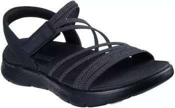 Skechers Go Walk Flex Sandal Emma Women (141473) schwarz/grau