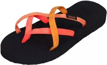 Teva Olowahu Women Sandal quick drying, very light neon coral multi