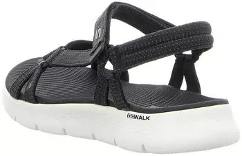 Skechers Slip-ins: GO WALK Flex Sandal - Illuminate schwarz/weiß