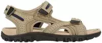 GEOX Herren Sandalen beige Leder gepr&auml;gt