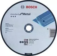 STANDARD FOR METAL CUTTING DISC FOR LARGE ANGLE GRINDERS WITH LOCKING NUT