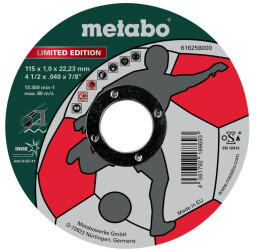 Metabo Universalscheibe Limited Edition Soccer 115 x 1 x 22,23 mm (616258000)