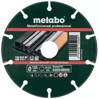 Metabo - Diamanttrennscheibe 125x1,3x22,23mm, 'mup', Metall/universal...