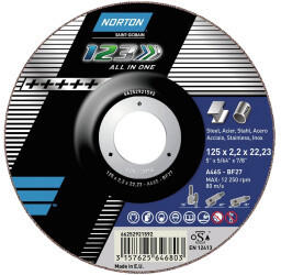 Norton Clipper Trenn/Schruppscheibe All in One gekrö. 125 x 2,2 (66252921592)