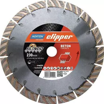 Norton Clipper Diamantscheibe Extreme Beton Silencio 400 x 20 230 mm 22,23 mm (70184601168)