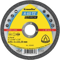 Klingspor A 60 TZ Trennscheiben, 125 x 1 x 22,23 mm gerade