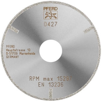 Pferd CBN-Trennwerkzeuge Galvanik D1A1R 100-2-22,23 D 427 GAG