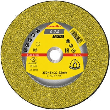 Klingspor A 24 E x 230 x 3 x 22,23 mm gerade Stück 25