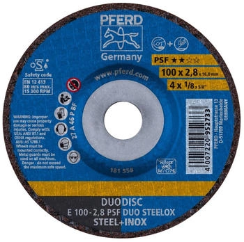 Pferd DUODISC E 100 x 2,8 x 16 mm Universallinie PSF Stück 10