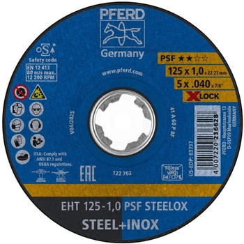 Pferd EHT 125 x 1,0mm X-Lock gerade Universallinie PSF St&uuml;ck 10